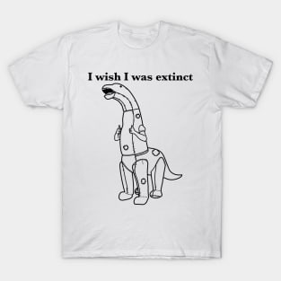 The Sad Dino Costume T-Shirt
